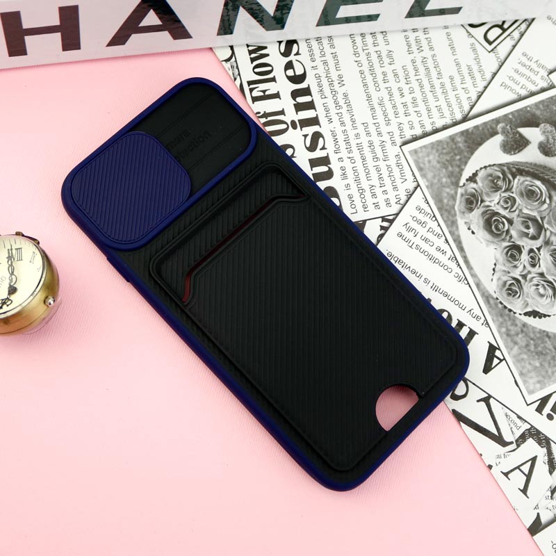 قاب ضد ضربه جاکارتی دار محافظ لنز کشویی کلاسیک iPhone 6/6s