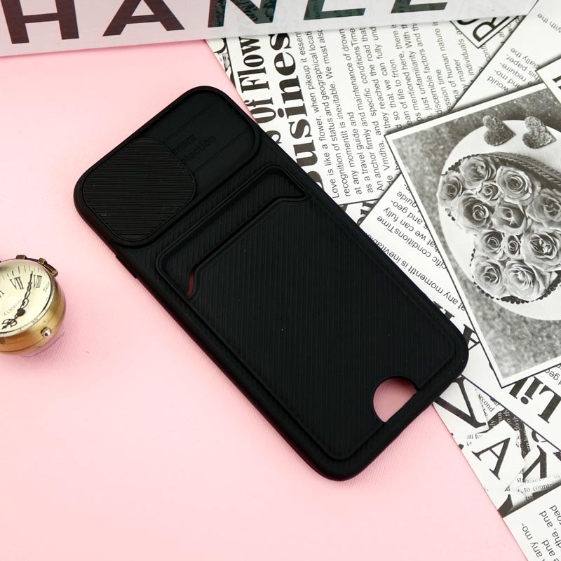 قاب ضد ضربه جاکارتی دار محافظ لنز کشویی کلاسیک iPhone 6/6s