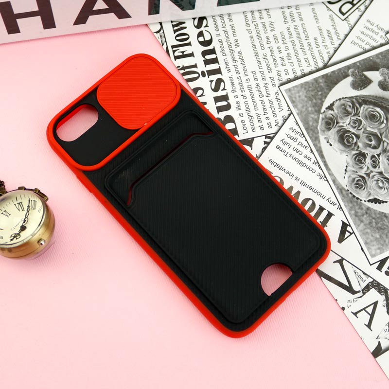 قاب ضد ضربه جاکارتی دار محافظ لنز کشویی کلاسیک iPhone 6/6s