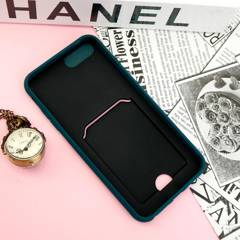 قاب ضد ضربه جاکارتی دار محافظ لنز کشویی کلاسیک iPhone 7 Plus / 8 Plus