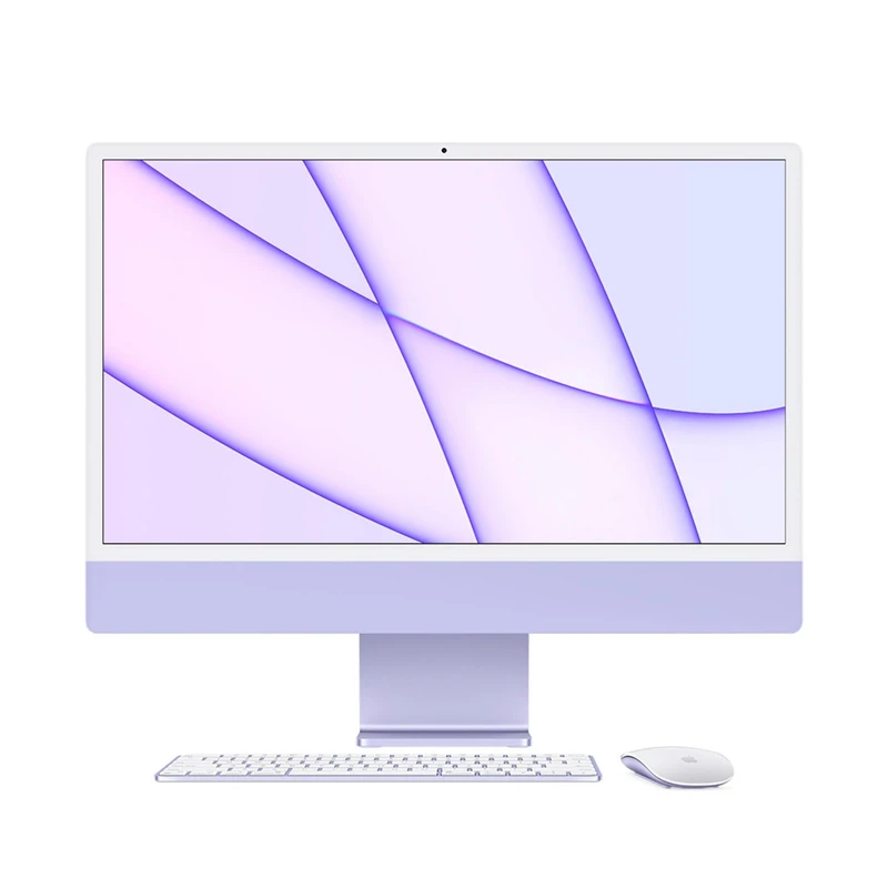 آل این وان Apple iMac 2021 M1 (8‑core) 16GB 256GB SSD Apple 8‑core 24" 4.5K