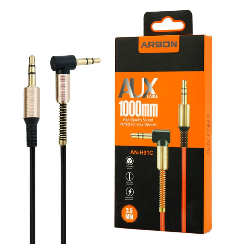 کابل AUX آرسون AH-H01C یکسر L طول 1 متر