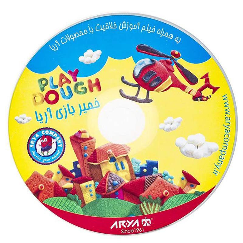 خمیر بازی 12 رنگ آریا Arya 1069