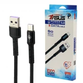 کابل تایپ سی فست شارژ 5 آمپر ایسوس PS-101 طول 1 متر