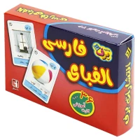 فلش کارت آموزش حروف الفبای فارسی برف
