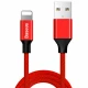 کابل لایتنینگ فست شارژ 2 آمپر باسئوس Yiven CALYW-A طول 1.8 متر