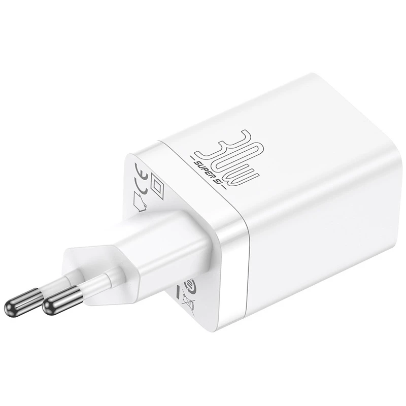 کلگی فست شارژ Baseus CCSUPP-E 2Port 3A QC3 PD 30W