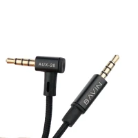 کابل AUX باوین AUX-26 یکسر L طول 1.2 متر