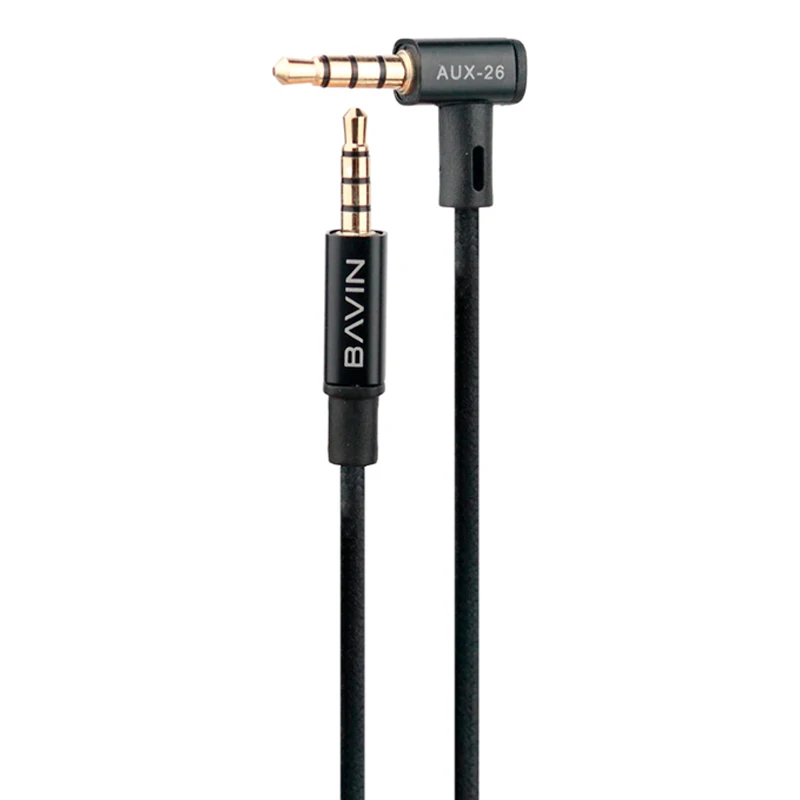 کابل AUX باوین AUX-26 یکسر L طول 1.2 متر