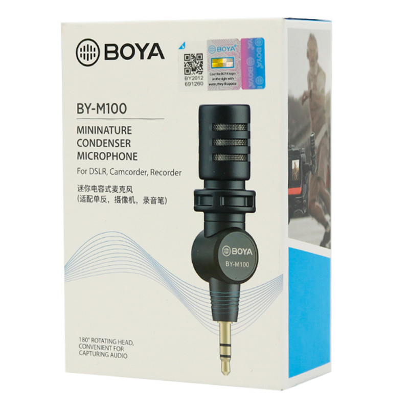 میکروفون کندانسور Boya BY-M100 TRS 3.5mm
