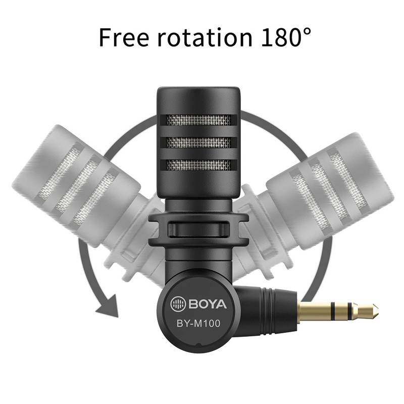 میکروفون کندانسور Boya BY-M100 TRS 3.5mm