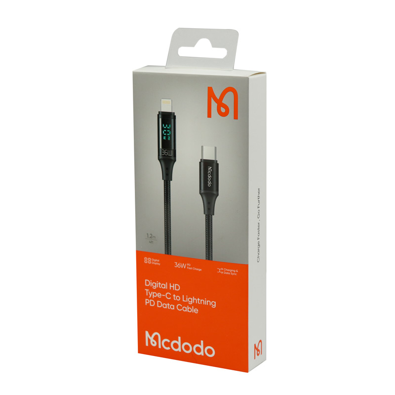کابل تبدیل فست شارژ Mcdodo CA-103 Type-C to Lightning PD 36W 3A 1.2m