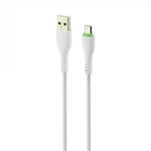 کابل میکرو یو اس بی فست شارژ 6 آمپر کی زا X02 Pro طول 1 متر