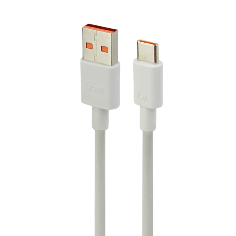 کابل تایپ سی فست شارژ 66 وات کی زا X66-TC طول 1 متر