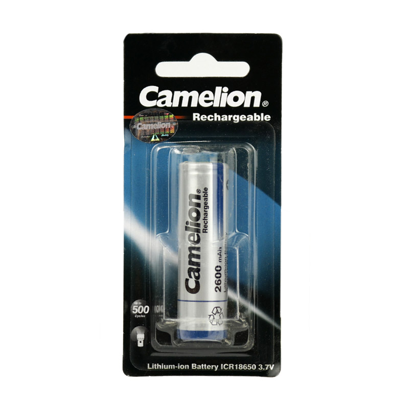باتری لیتیومی شارژی Camelion ICR18650 2600mAh