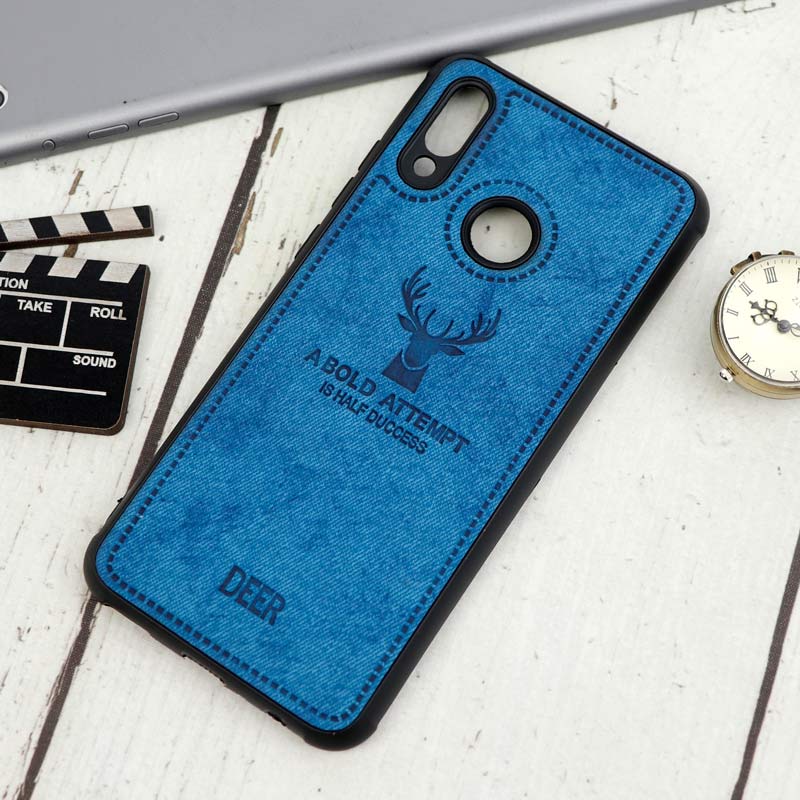 قاب چرمی هواوی Honor 10 Lite طرح گوزن محافظ لنزدار