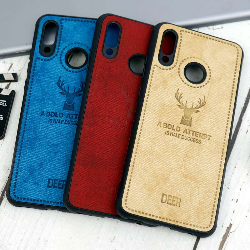 قاب چرمی هواوی Honor 10 Lite طرح گوزن محافظ لنزدار