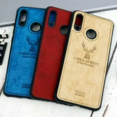 قاب چرمی هواوی Honor 10 Lite طرح گوزن محافظ لنزدار