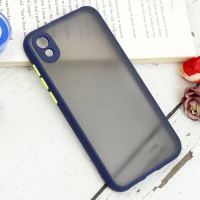 قاب PC مات محافظ لنز دار Huawei Y5 2019 سرمه ای