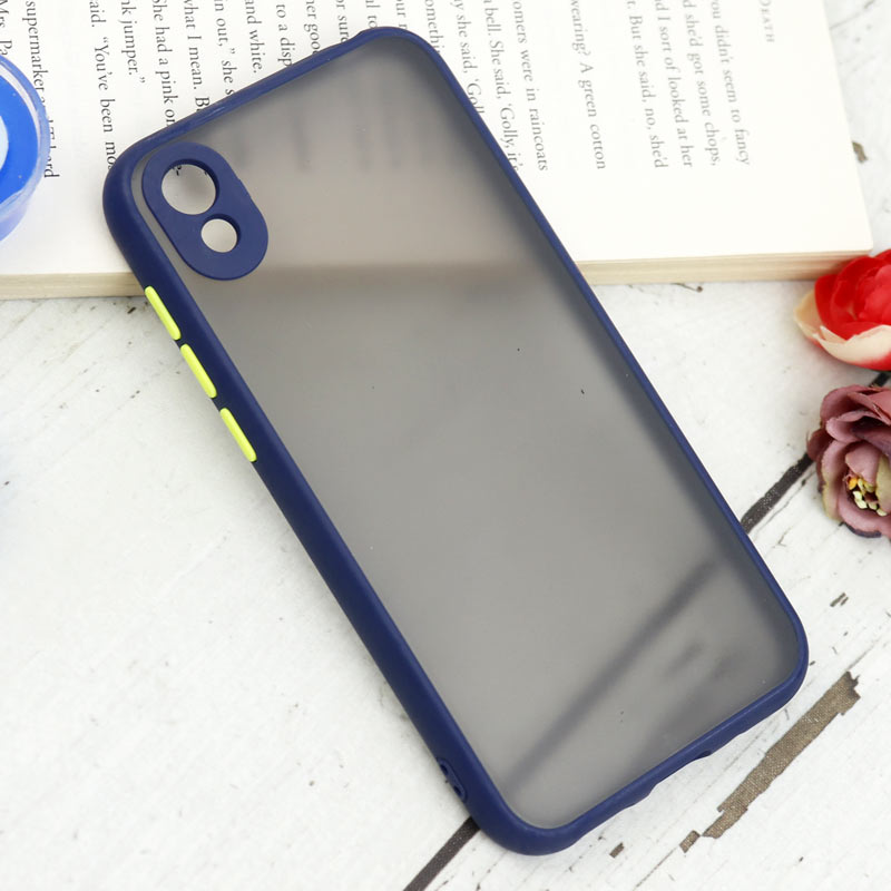 قاب PC مات محافظ لنز دار Huawei Y5 2019 سرمه ای