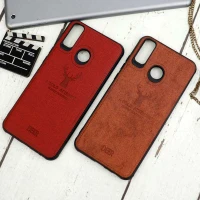 قاب چرمی هواوی Y8s طرح گوزن محافظ لنزدار