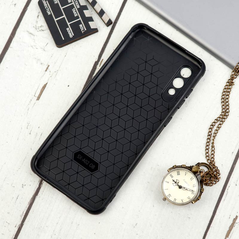 قاب چرمی سامسونگ Galaxy A02 طرح گوزن محافظ لنزدار