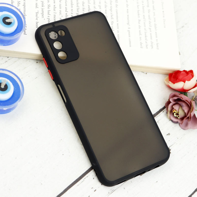 قاب PC مات محافظ لنز دار Samsung Galaxy A03s