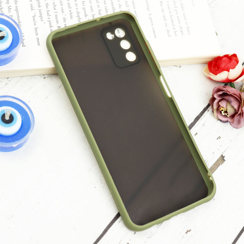 قاب PC مات محافظ لنز دار Samsung Galaxy A03s