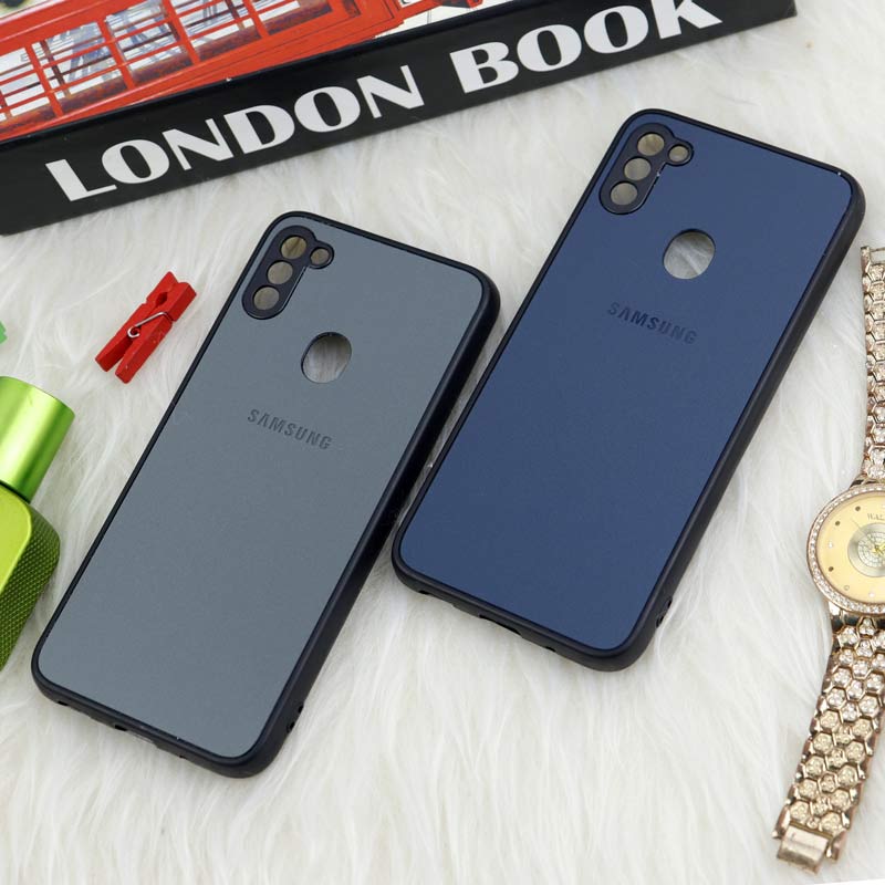 قاب سامسونگ Galaxy A11 / M11 طرح PVD محافظ لنزدار