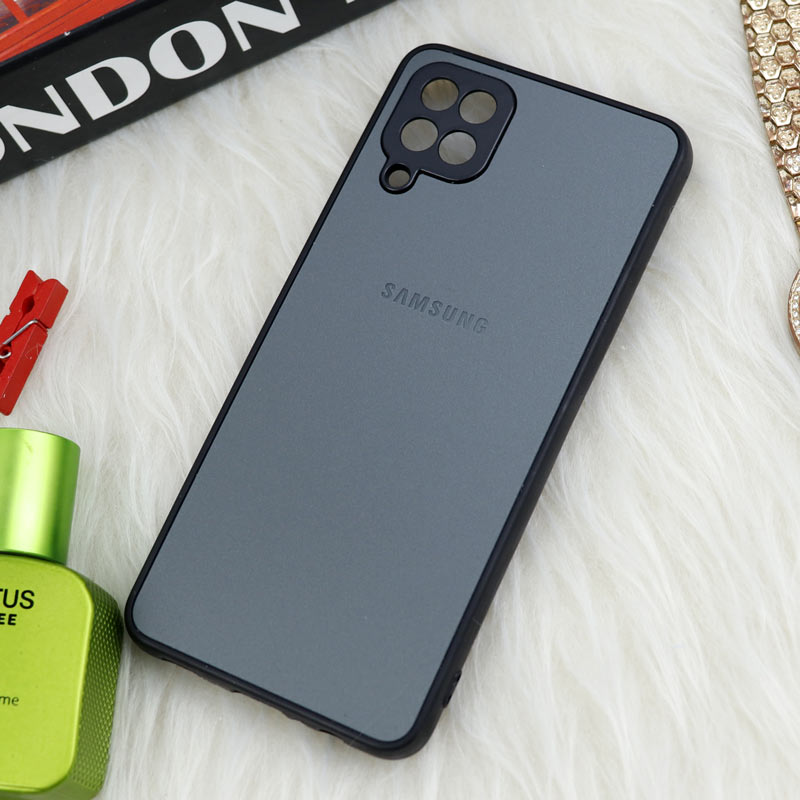قاب سامسونگ Galaxy A12 / M12 طرح PVD محافظ لنزدار
