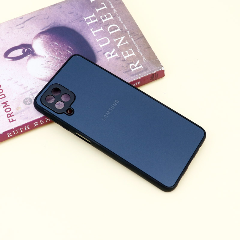 قاب سامسونگ Galaxy A12 / M12 طرح PVD محافظ لنزدار