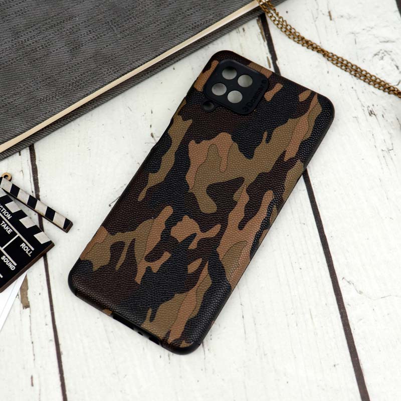 قاب سامسونگ Galaxy A12 طرح چریکی محافظ لنزدار