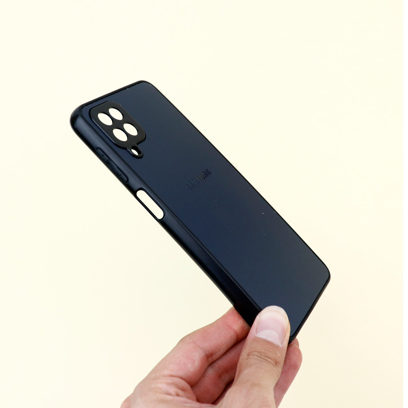 قاب سامسونگ Galaxy A12 / M12 طرح PVD محافظ لنزدار