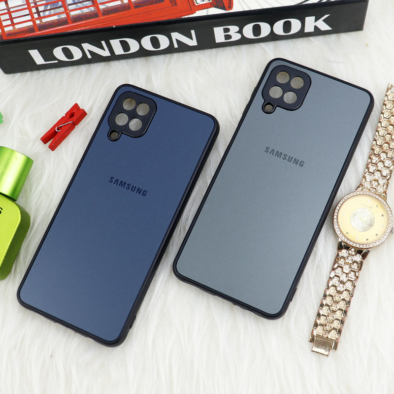 قاب سامسونگ Galaxy A12 / M12 طرح PVD محافظ لنزدار