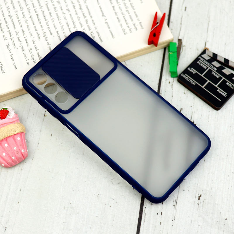 قاب PC مات محافظ لنز دار کشویی Samsung Galaxy A70