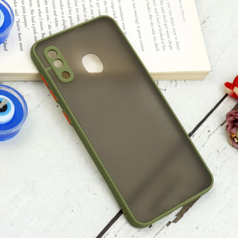 قاب PC مات محافظ لنز دار Samsung Galaxy A20