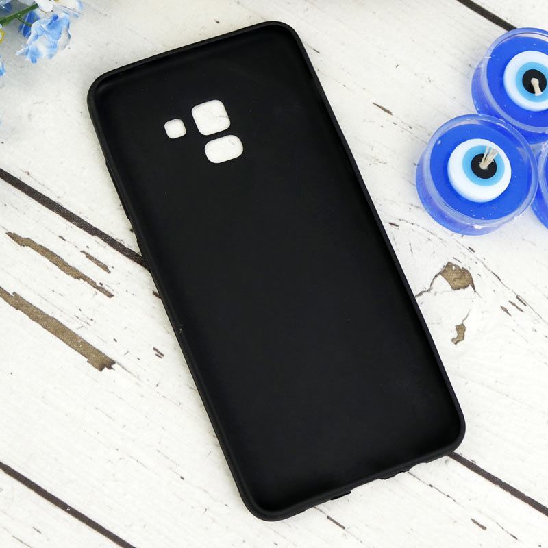 قاب ژله ای ساده Samsung Galaxy A8 Plus مشکی