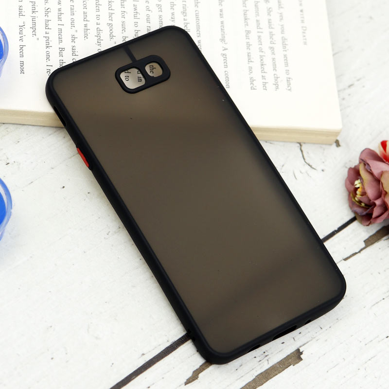 قاب PC مات محافظ لنز دار Samsung Galaxy J7 Prime
