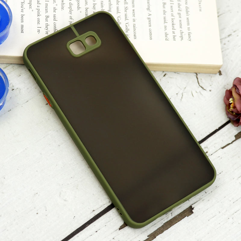 قاب PC مات محافظ لنز دار Samsung Galaxy J7 Prime