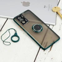 قاب مات محافظ لنزدار فلزی + هولدر و آویز حلقه ای Xiaomi Poco F3