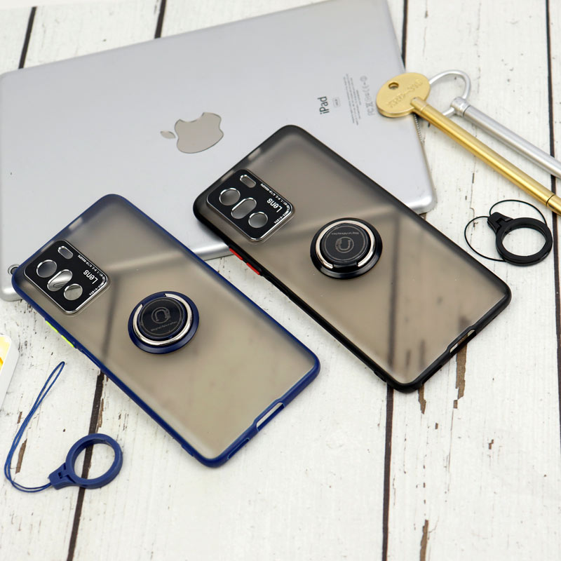 قاب مات محافظ لنزدار فلزی + هولدر و آویز حلقه ای Xiaomi Poco F3
