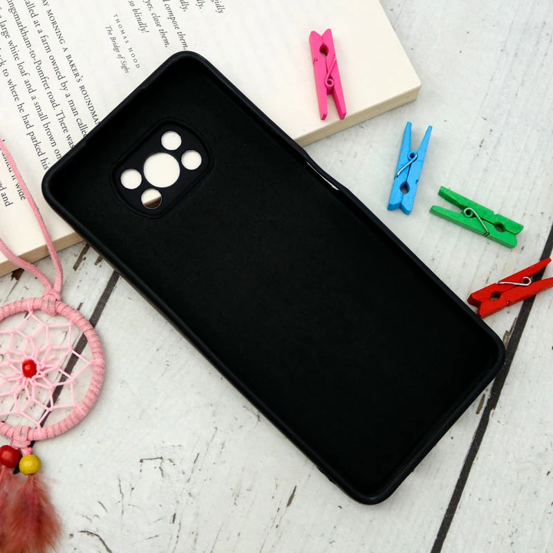 قاب سیلیکونی مشکی طرح Baron + پاپ سوکت Xiaomi Poco X3