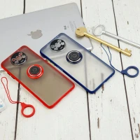 قاب مات محافظ لنزدار فلزی + هولدر و آویز حلقه ای Xiaomi Poco X3