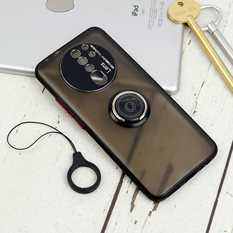 قاب مات محافظ لنزدار فلزی + هولدر و آویز حلقه ای Xiaomi Redmi 9