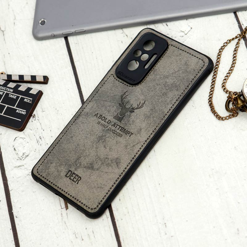 قاب چرمی محافظ لنزدار طرح گوزن Xiaomi Redmi Note 10 Pro
