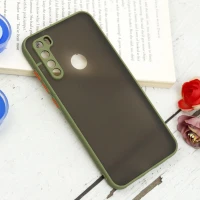قاب PC مات محافظ لنز دار Xiaomi Redmi Note 8 سبز