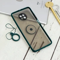 قاب مات محافظ لنزدار فلزی + هولدر و آویز حلقه ای Xiaomi Redmi Note 9T