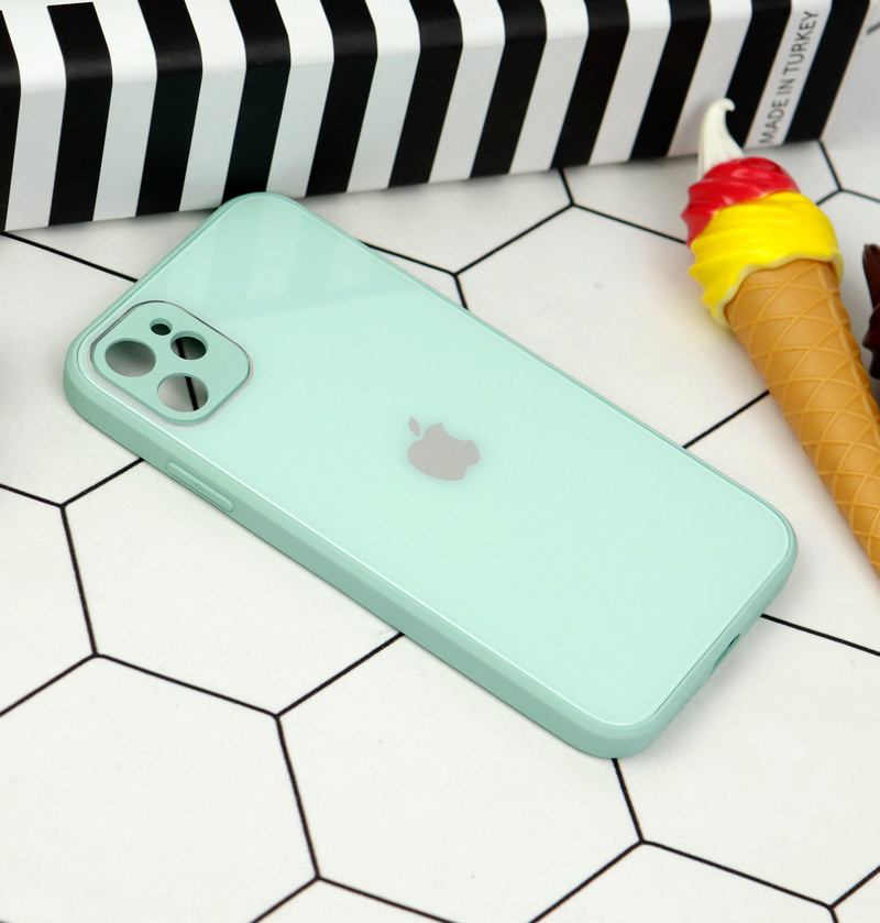 قاب محافظ لنزدار My Case پشت گلسی iPhone 11