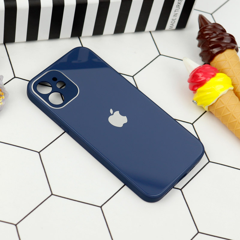 قاب محافظ لنزدار My Case پشت گلسی iPhone 12