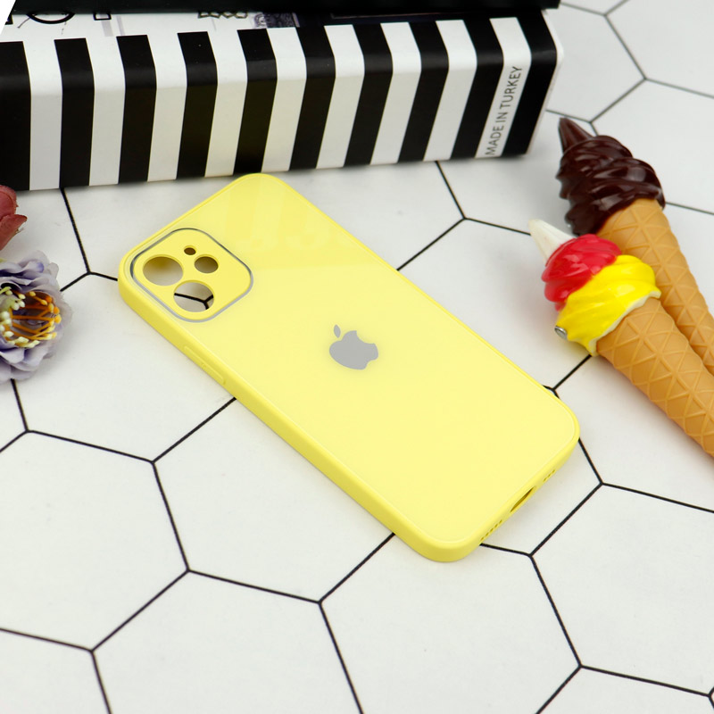 قاب محافظ لنزدار My Case پشت گلسی iPhone 12
